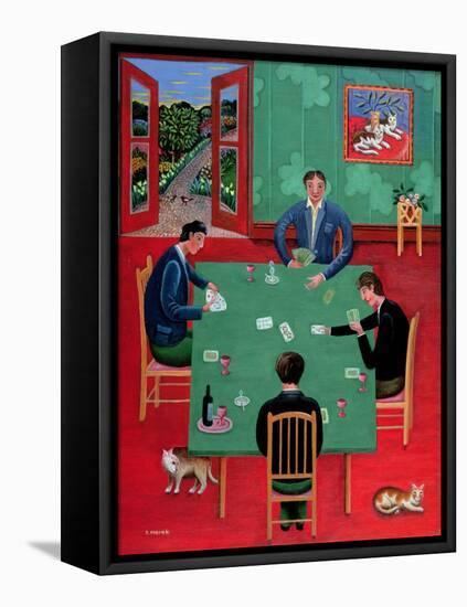 Playing Cards-Jerzy Marek-Framed Stretched Canvas