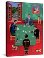 Playing Cards-Jerzy Marek-Stretched Canvas