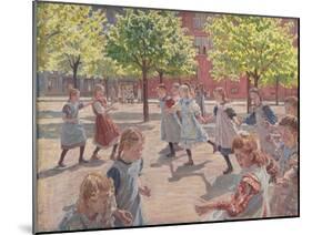 Playing Children, 1907-1908-Peter Hansen-Mounted Giclee Print