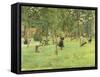 Playing Children in the Park, 1882-Max Liebermann-Framed Stretched Canvas