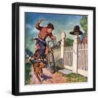 "Playing Cowboy", June 23, 1951-Amos Sewell-Framed Giclee Print