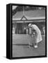 Playing Croquet, at Croquet Club-John Dominis-Framed Stretched Canvas