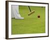 Playing Croquet, Devon, England-Peter Adams-Framed Photographic Print