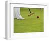 Playing Croquet, Devon, England-Peter Adams-Framed Photographic Print