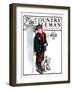 "Playing Detective," Country Gentleman Cover, March 3, 1923-Angus MacDonall-Framed Giclee Print