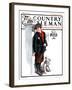 "Playing Detective," Country Gentleman Cover, March 3, 1923-Angus MacDonall-Framed Giclee Print