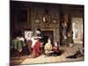 Playing Doctor, 1863-Frederick Daniel Hardy-Mounted Giclee Print