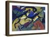 Playing Dogs, 1912-Franz Marc-Framed Premium Giclee Print