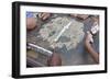 Playing Domino, Trinidad, Cuba-Keren Su-Framed Photographic Print