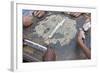 Playing Domino, Trinidad, Cuba-Keren Su-Framed Photographic Print