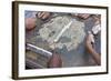 Playing Domino, Trinidad, Cuba-Keren Su-Framed Photographic Print