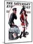 "Playing Dress-Up," Saturday Evening Post Cover, April 12, 1924-Frederic Stanley-Mounted Giclee Print