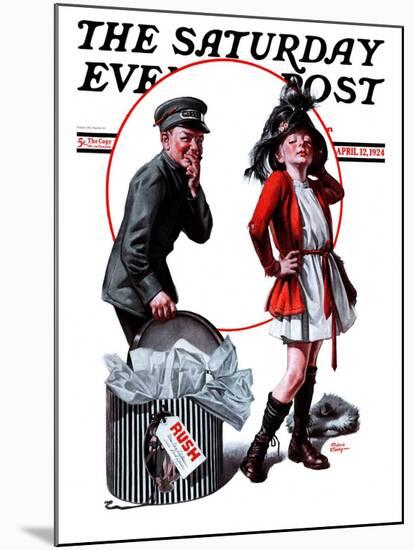 "Playing Dress-Up," Saturday Evening Post Cover, April 12, 1924-Frederic Stanley-Mounted Giclee Print