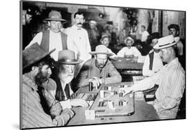 Playing Faro in a Saloon at Morenci, Arizona Territory, 1895-American Photographer-Mounted Photographic Print