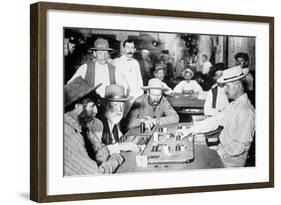 Playing Faro in a Saloon at Morenci, Arizona Territory, 1895-American Photographer-Framed Photographic Print