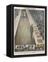 Playing Fifty Games of Chess Simultaneously-Vittorio Pisani-Framed Stretched Canvas