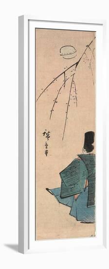 Playing Footbal-Utagawa Hiroshige-Framed Premium Giclee Print