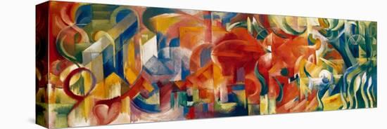 Playing Forms, 1914-Franz Marc-Stretched Canvas