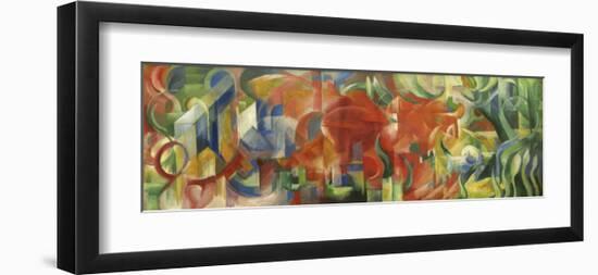 Playing forms-Franz Marc-Framed Giclee Print