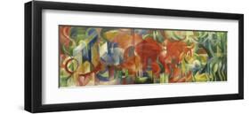 Playing forms-Franz Marc-Framed Giclee Print