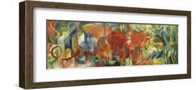 Playing forms-Franz Marc-Framed Giclee Print