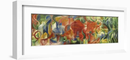 Playing forms-Franz Marc-Framed Giclee Print