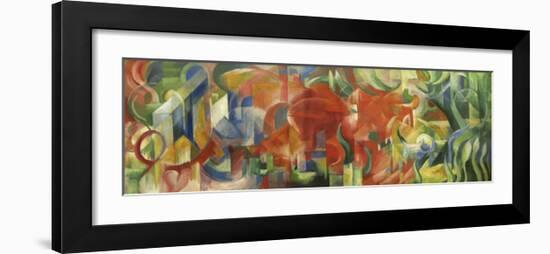 Playing forms-Franz Marc-Framed Giclee Print