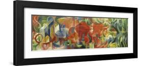 Playing forms-Franz Marc-Framed Giclee Print