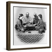 Playing Go, C.1860s-Felice Beato-Framed Giclee Print
