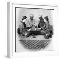 Playing Go, C.1860s-Felice Beato-Framed Giclee Print