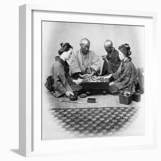 Playing Go, C.1860s-Felice Beato-Framed Giclee Print