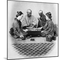 Playing Go, C.1860s-Felice Beato-Mounted Giclee Print