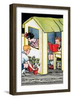 Playing House-Julia Letheld Hahn-Framed Art Print