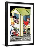 Playing House-Julia Letheld Hahn-Framed Art Print