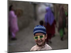 Playing in an Alley of Islamabad, Pakistan-null-Mounted Photographic Print