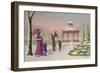 Playing in the Snow-Peter Szumowski-Framed Giclee Print
