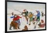 Playing in the Snow-Gillian Lawson-Framed Giclee Print