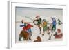 Playing in the Snow-Gillian Lawson-Framed Giclee Print