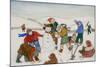Playing in the Snow-Gillian Lawson-Mounted Giclee Print