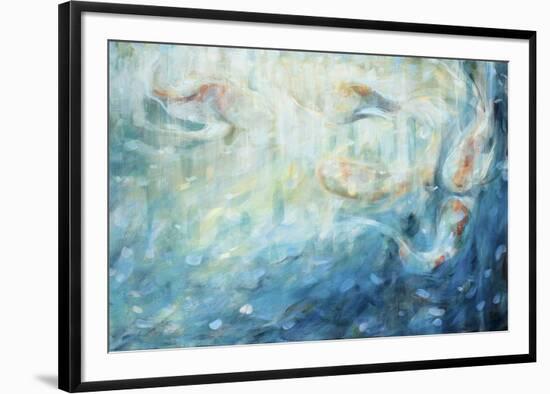 Playing Koi-Karen Lorena Parker-Framed Giclee Print