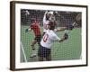 Playing Lacrosse-null-Framed Photographic Print