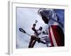 Playing Lacrosse-null-Framed Photographic Print