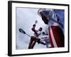 Playing Lacrosse-null-Framed Photographic Print