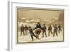 Playing Leapfrog-null-Framed Giclee Print