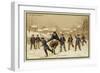 Playing Leapfrog-null-Framed Giclee Print