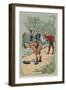 Playing Leapfrog-null-Framed Giclee Print