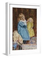 Playing Mother-Edward H. Fitchew-Framed Giclee Print