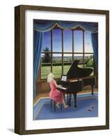 Playing Mozart-Liz Wright-Framed Giclee Print