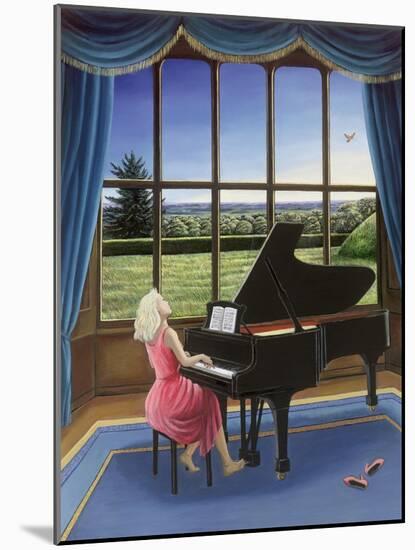 Playing Mozart-Liz Wright-Mounted Giclee Print