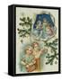 Playing Musical Instruments, Victorian Card-null-Framed Stretched Canvas